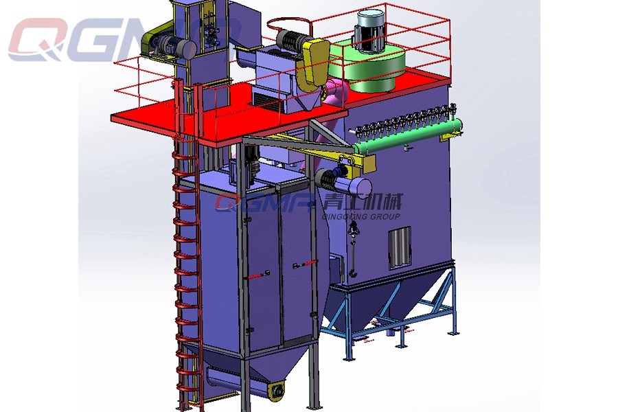 悬挂式抛丸机的操作流程